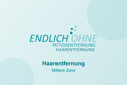 Haarentfernung – mittlere Zone
